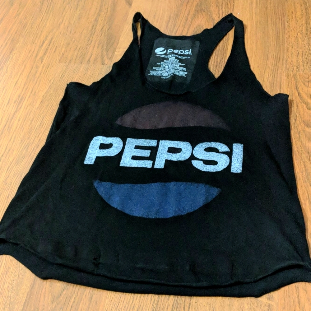 Retro Pepsi Raw edge Tank